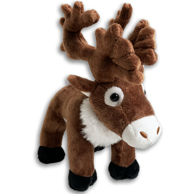 Ensemble d’adoption de caribou - Peluche