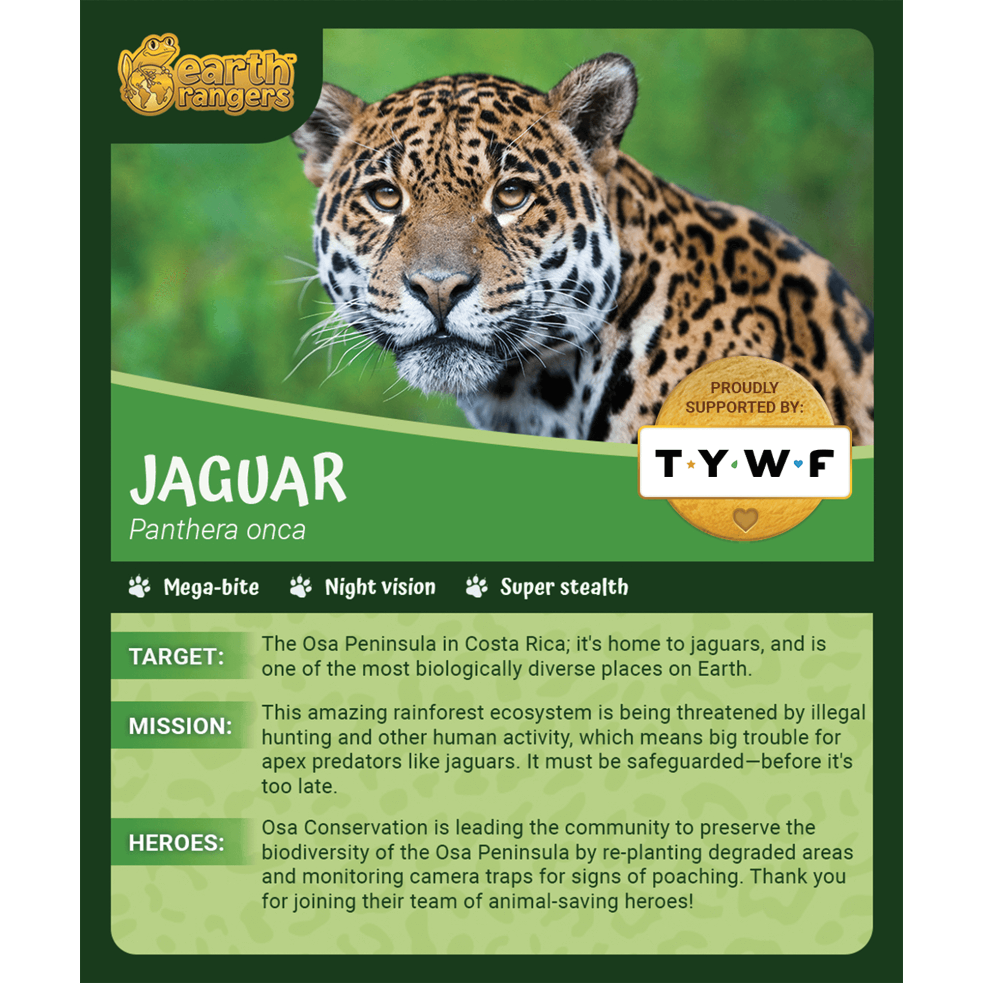 Jaguar Adoption Kit 