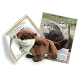 River Otter Adoption Kit - Plush Bundle