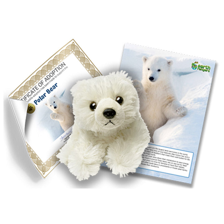Polar Bear Adoption Kit - Plush Bundle