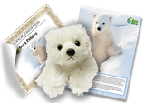 Ensemble d’adoption de l'ours blanc – Peluche