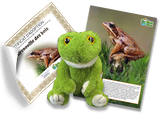 Ensemble d’adoption de la grenouille des bois – Peluche